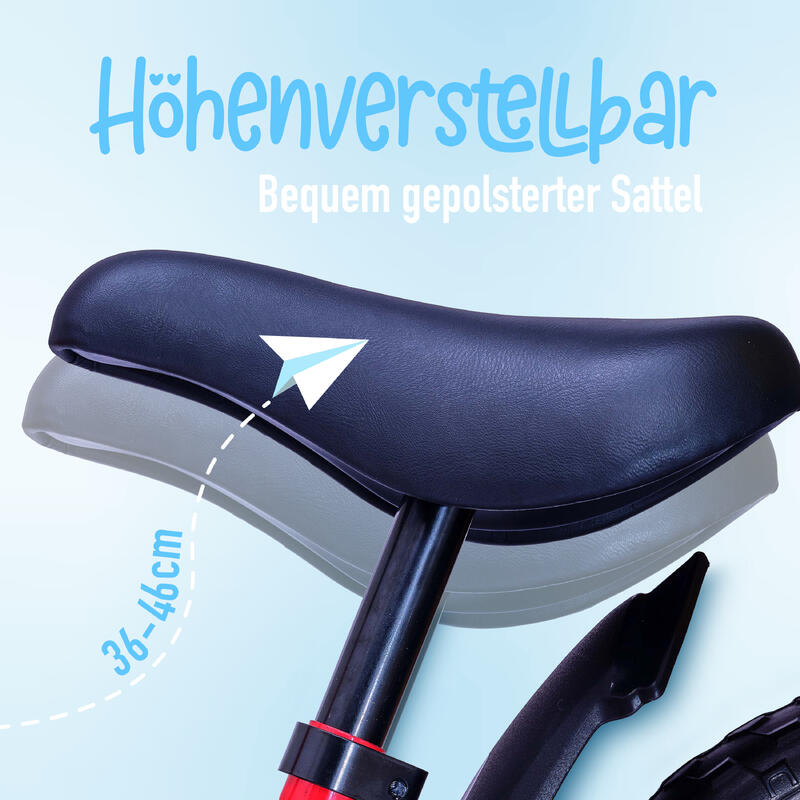 Kinder Laufrad - Aviator - 12 Zoll höhenverstellbares Rad