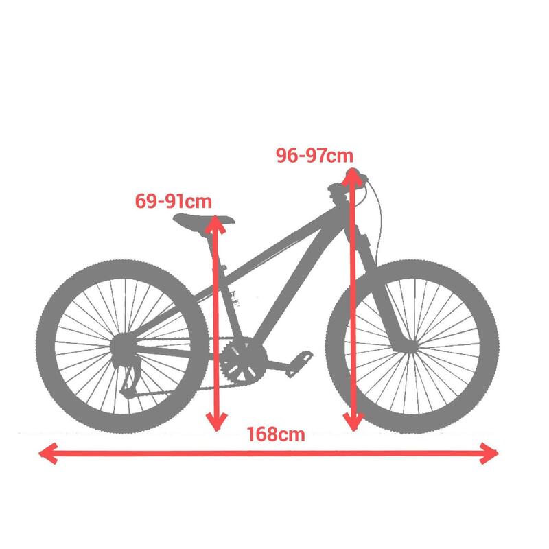 Second Hand - Mtb bambino 6-9 anni EXPLORE 500 arancione 20” - ECCELENTE