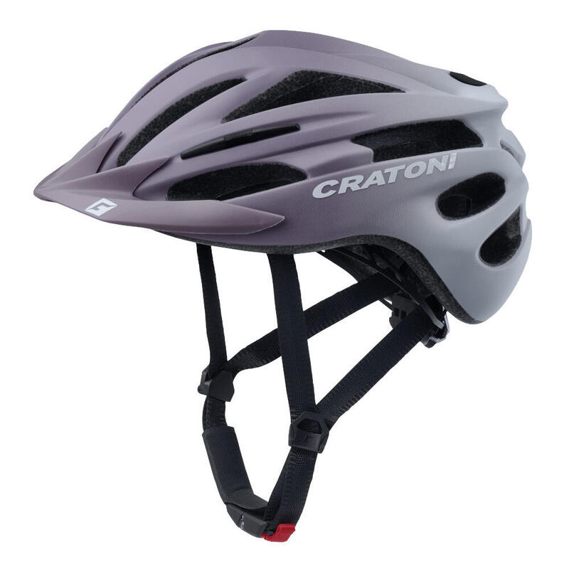 CRATONI Casque de vélo Pacer Jr. purple-white mat