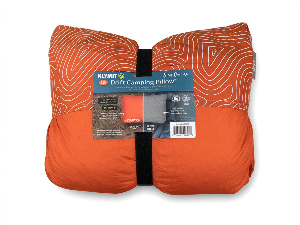 Poduszka turystyczna Klymit Drift Pillow Large - orange 3/6