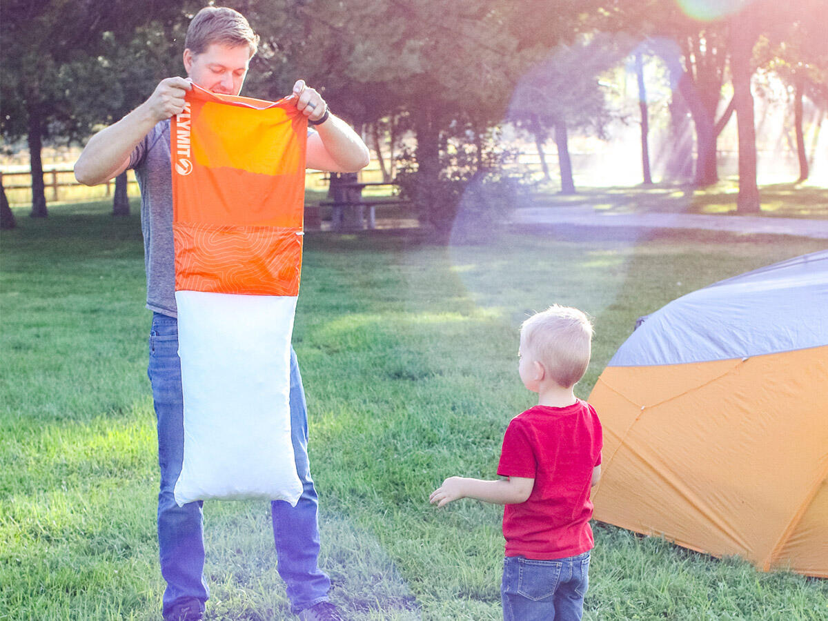Poduszka turystyczna Klymit Drift Pillow Large - orange 5/6