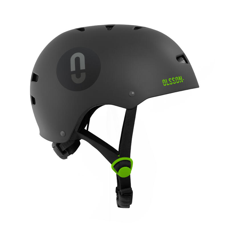 Casco Patinete OLSSON URBAN RIDER Antracita 55-58cm skate Patines bicicleta