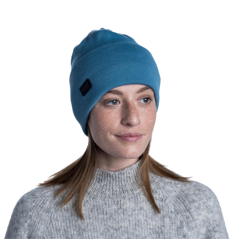 Uniszex sapkák, Buff Knitted Hat Niels, kék