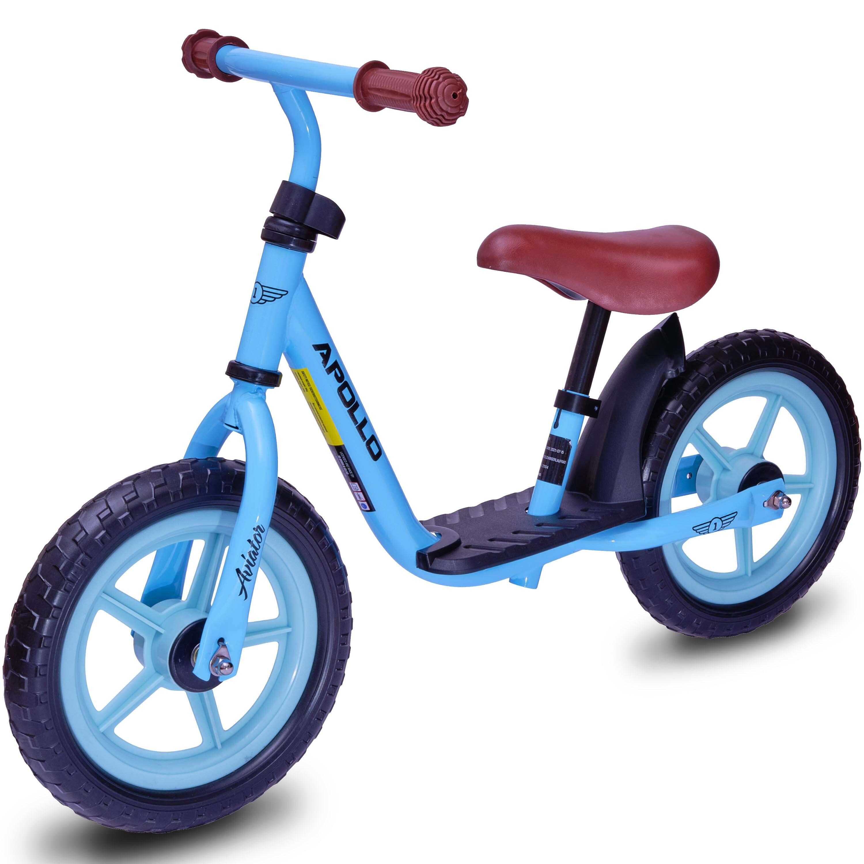 APOLLO Kinder Laufrad - Aviator - 12 Zoll höhenverstellbares Rad