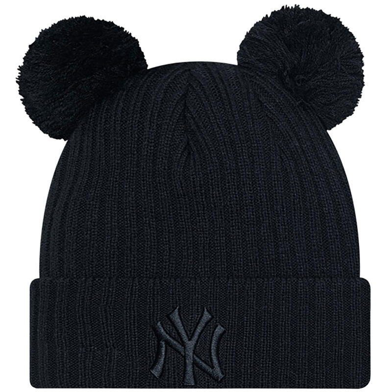 Muts voor vrouwen Fem Double Pom New York Yankees Beanie