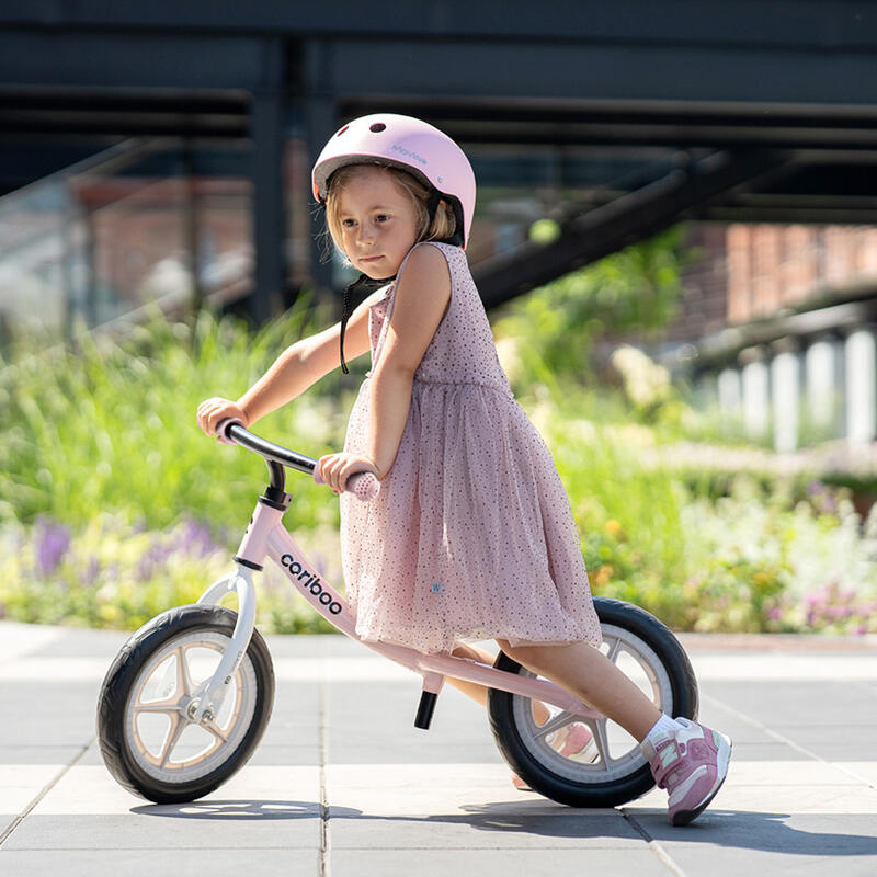 Bicicletă fără Pedale Classic, roz-gri