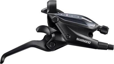 Versteller met remhendel 7 speed st-ef505 rechts - 3 vingers - zwart