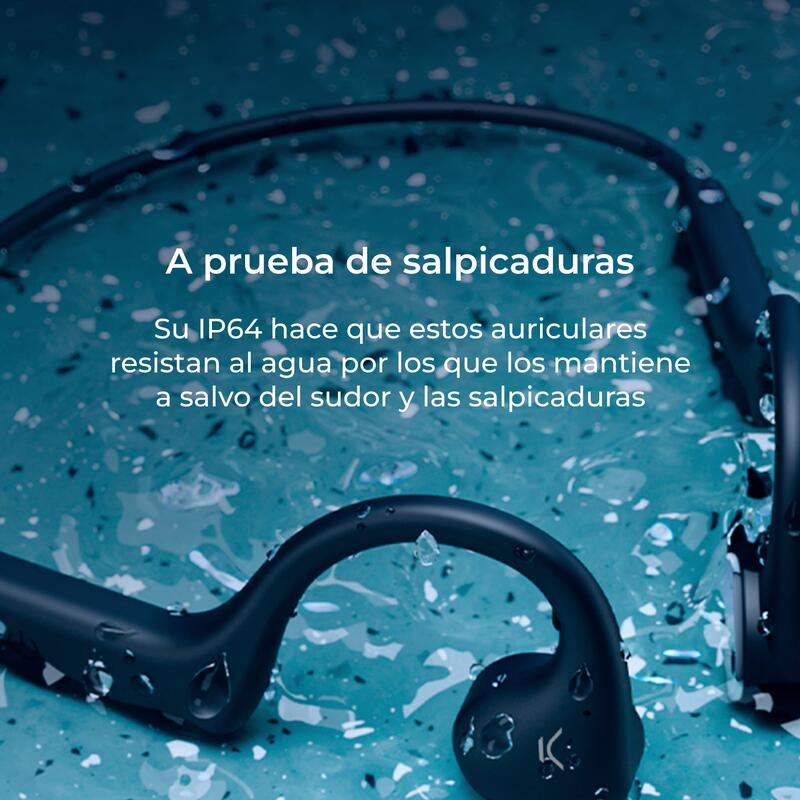 Estos auriculares Bluetooth de conducción ósea para deportistas