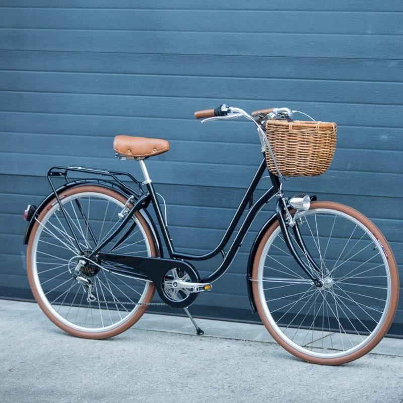 Bicicleta de paseo Capri Berlín Negra 7V
