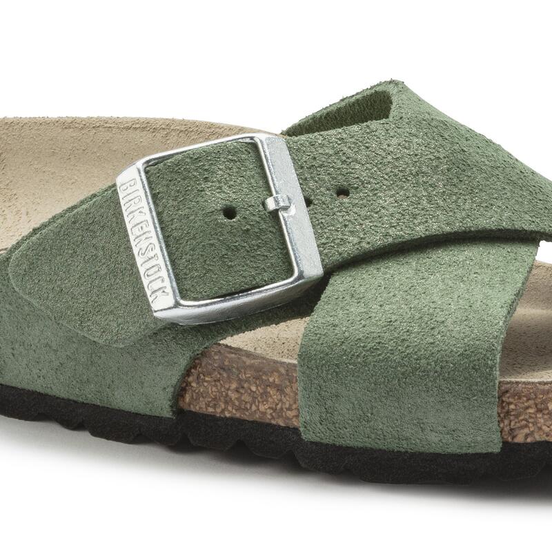 Sandales cuir suède femme Birkenstock Siena