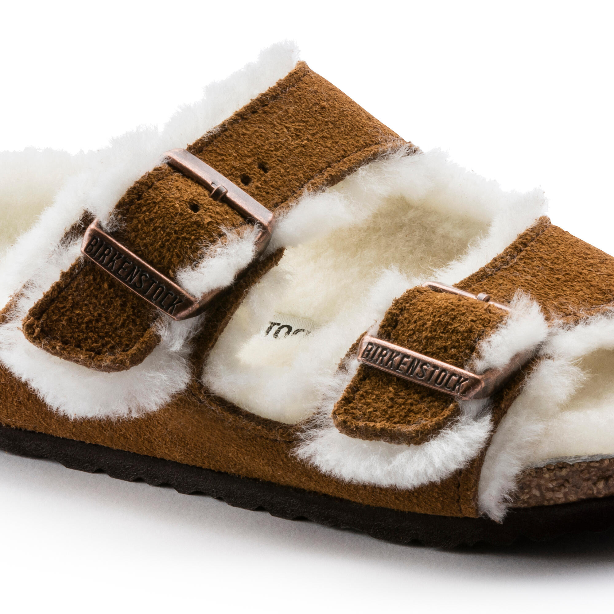 Sandales enfant Birkenstock Arizona Suede Shearling Laf 6/6