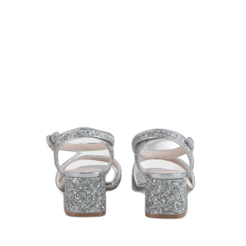 Sandalen mit Glitzerabsatz Frau Buffalo Rainelle