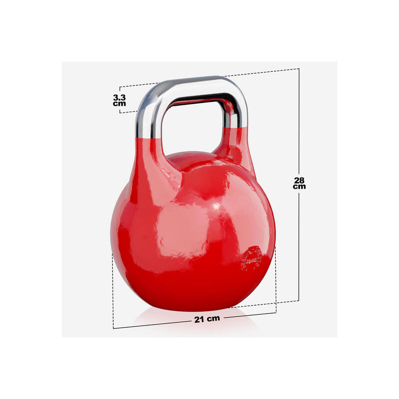 Kettlebell de Competiție 32KG Rosu