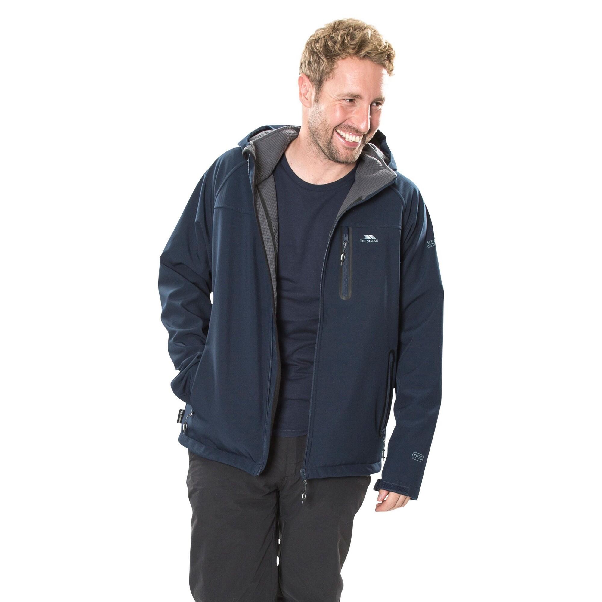 Chaqueta softshell impermeable modelo Accelerator II para hombre Azul marino 4/5