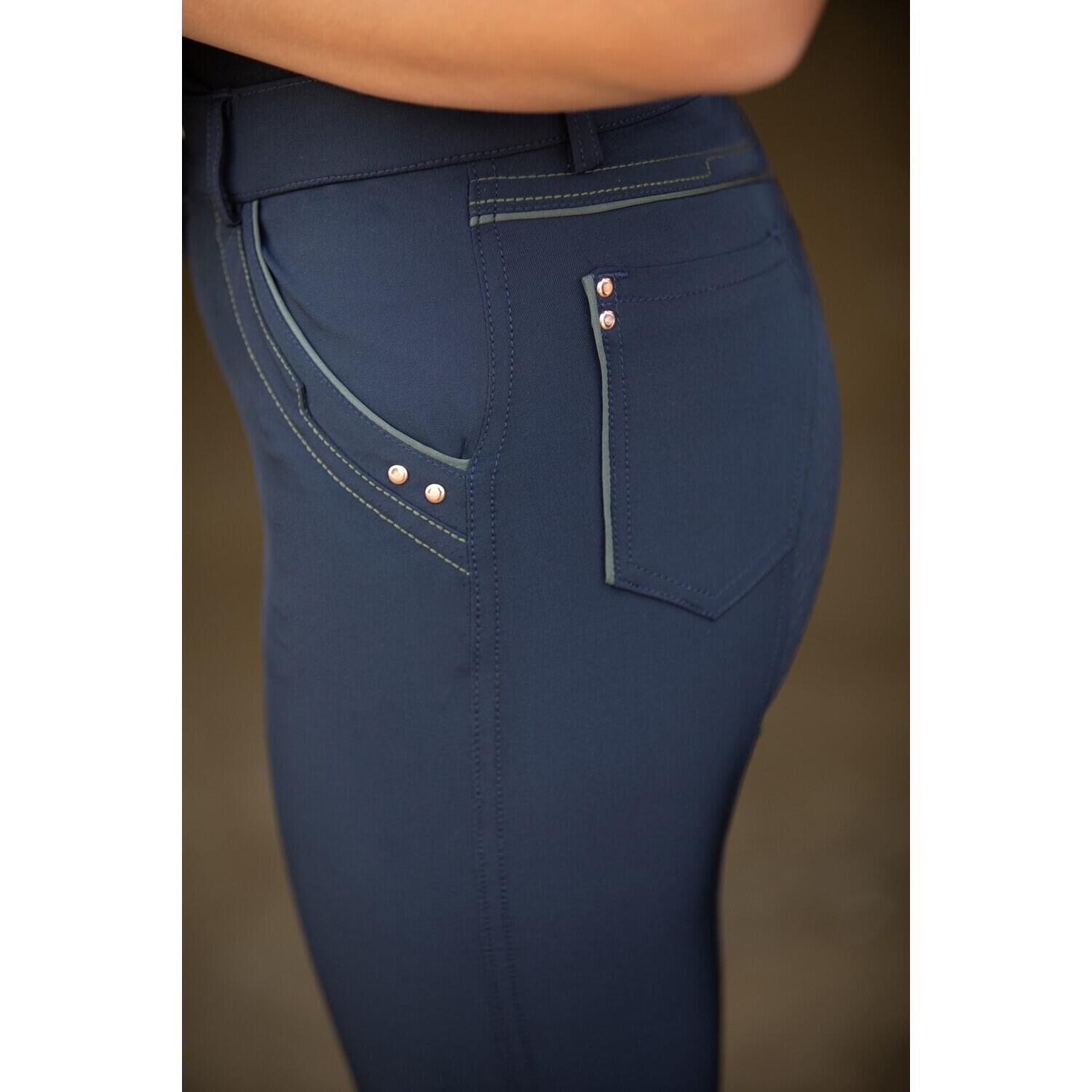 Pantaloni da equitazione da donna a tutta aderenza Harry's Horse Denici Cavalli Bosque