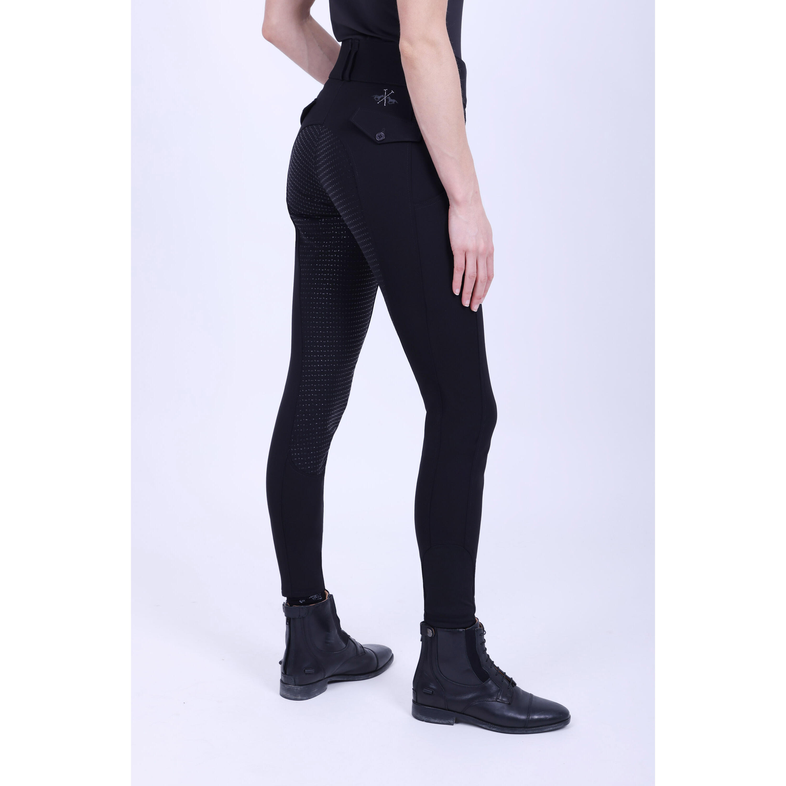 Pantaloni da equitazione full grip da donna HV Polo Nadine 5/5
