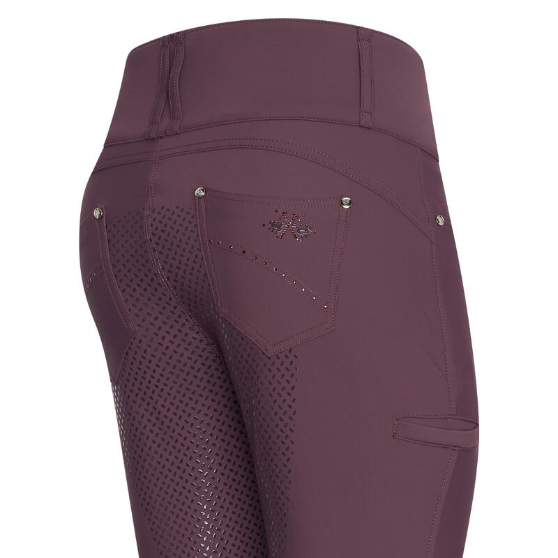 Pantaloni da equitazione full grip da donna HV Polo Elena