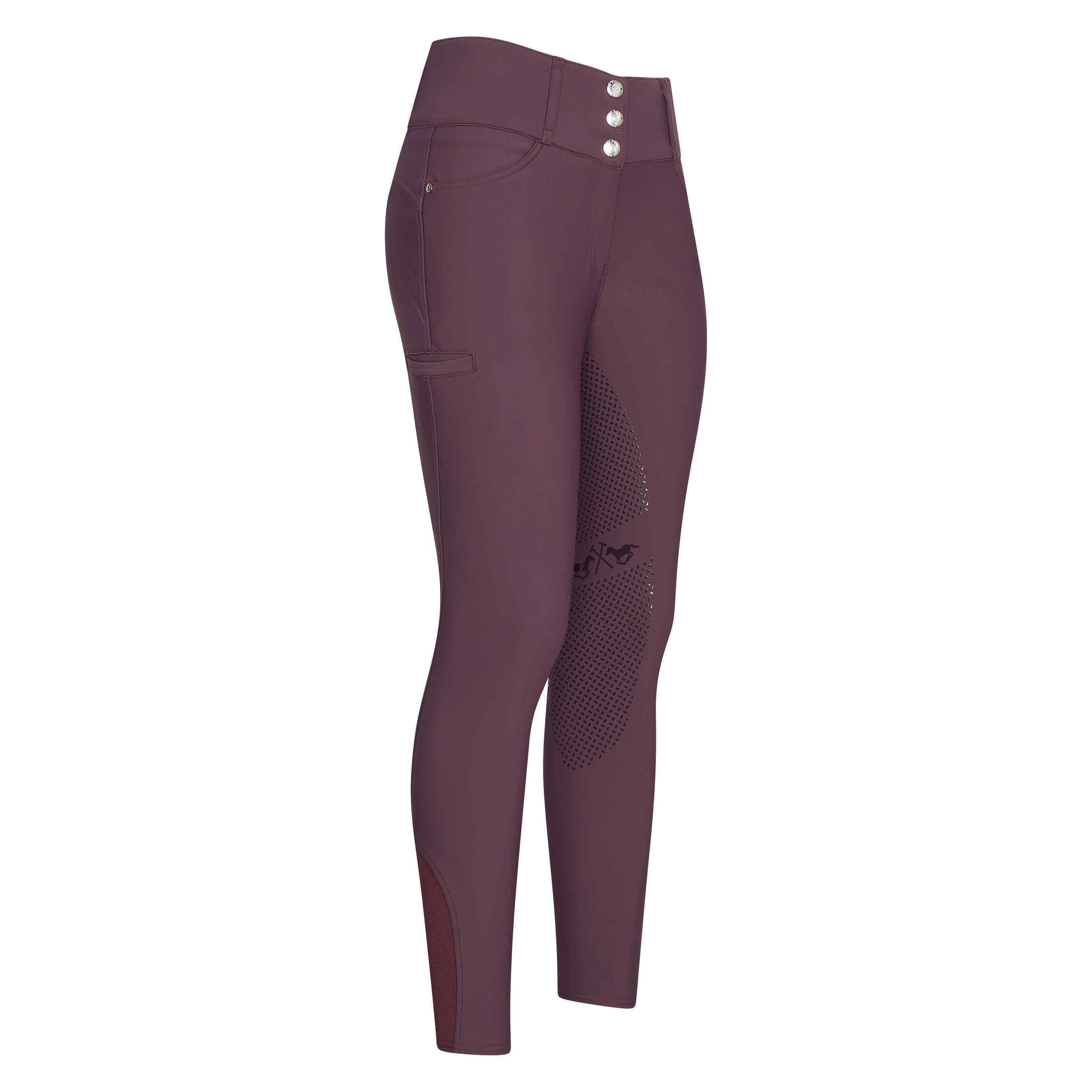 Pantaloni da equitazione full grip da donna HV Polo Elena