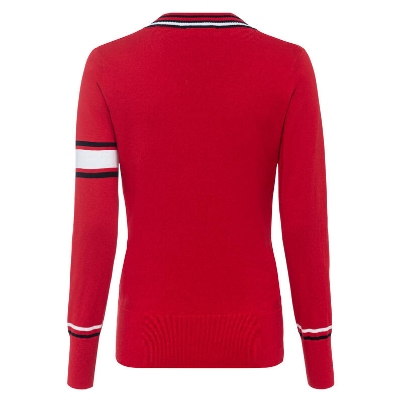 Pullover Damen Golfino Classic tricolore