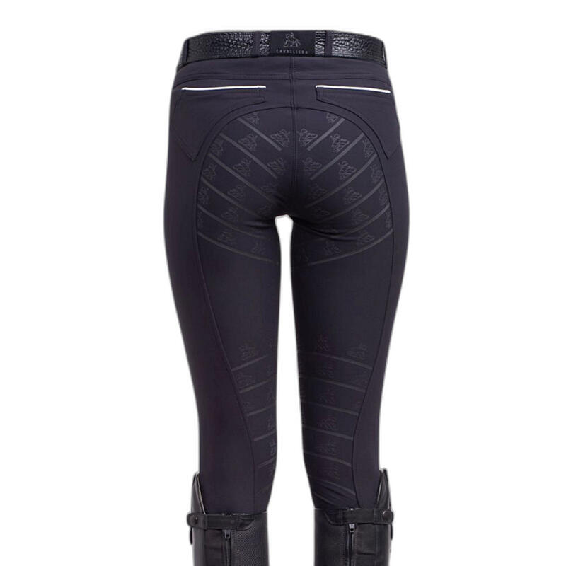 Pantalon de concours équitation fond silicone femme Cavalliera Ride