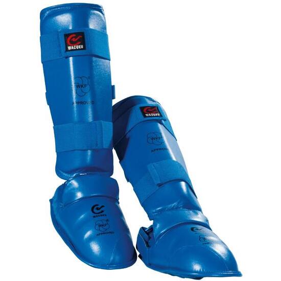 Protezioni per tibie e collo del piede da karate Wacoku WKF