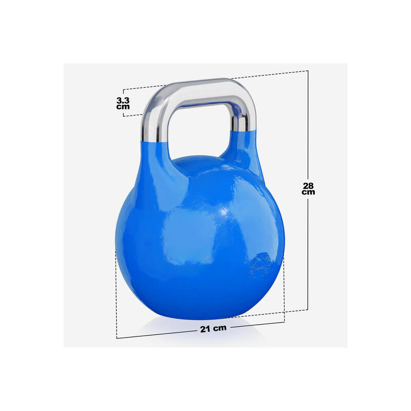 Kettlebell - Competitie Kettlebell - Staal - 12 kg