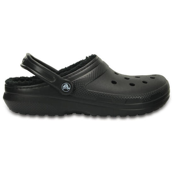 Sandały CROCS CLASSIC LINED CLOG Czarny