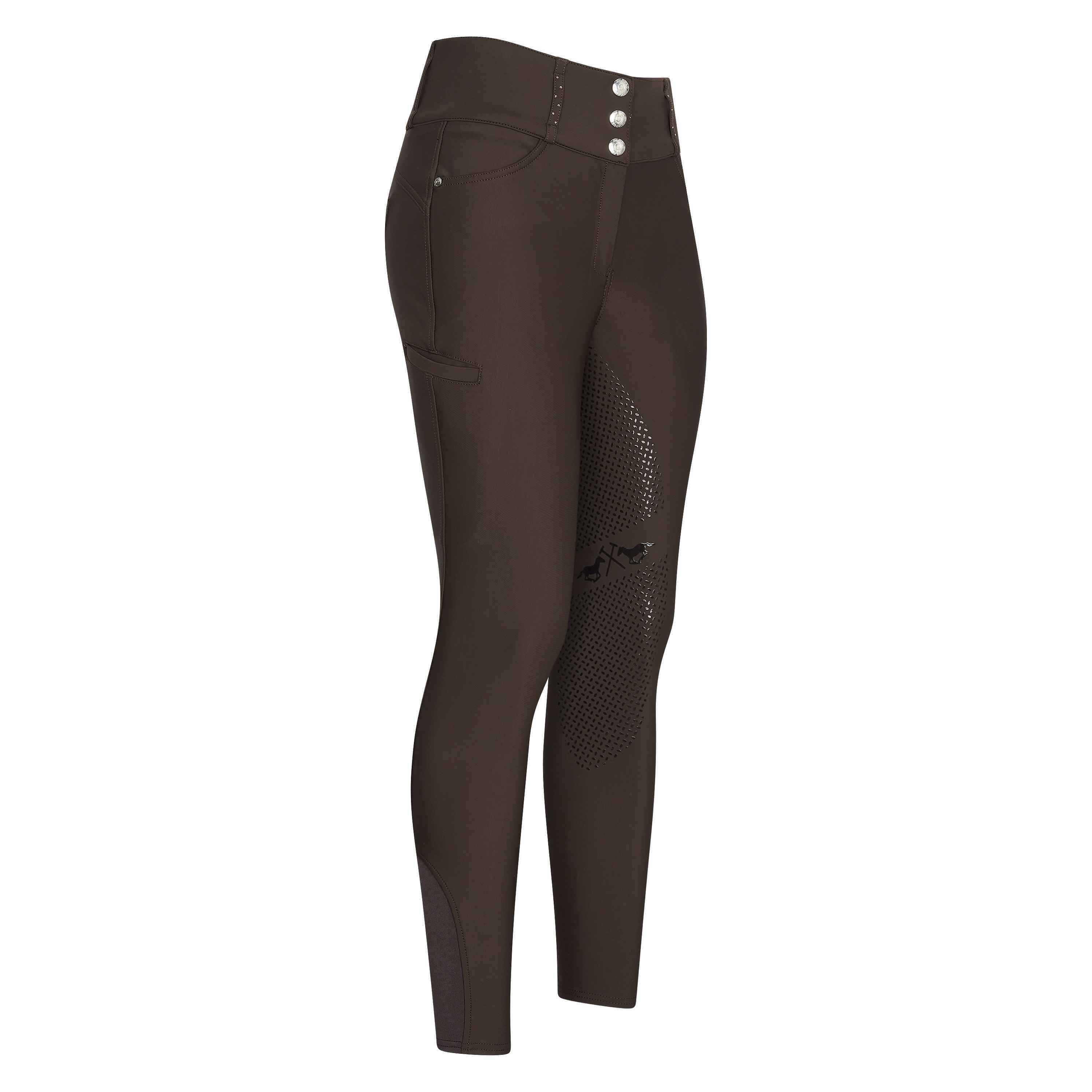 Pantaloni da equitazione full grip da donna HV Polo Elena