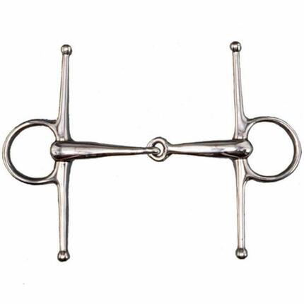 Mors aiguille pour cheval en inox, gros canonsTattini