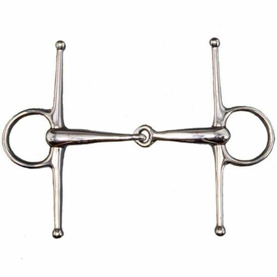 Mors aiguille pour cheval en inox, gros canonsTattini