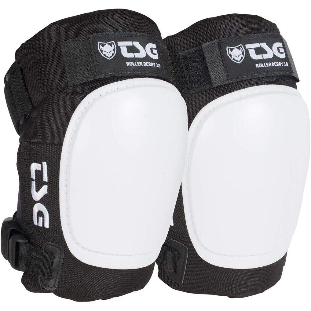 Tsg - Protection Genoux Vélo Tsg Roller Derby 3.0 - Genouillère - Blanc|noir - 42 M/l - Decathlon