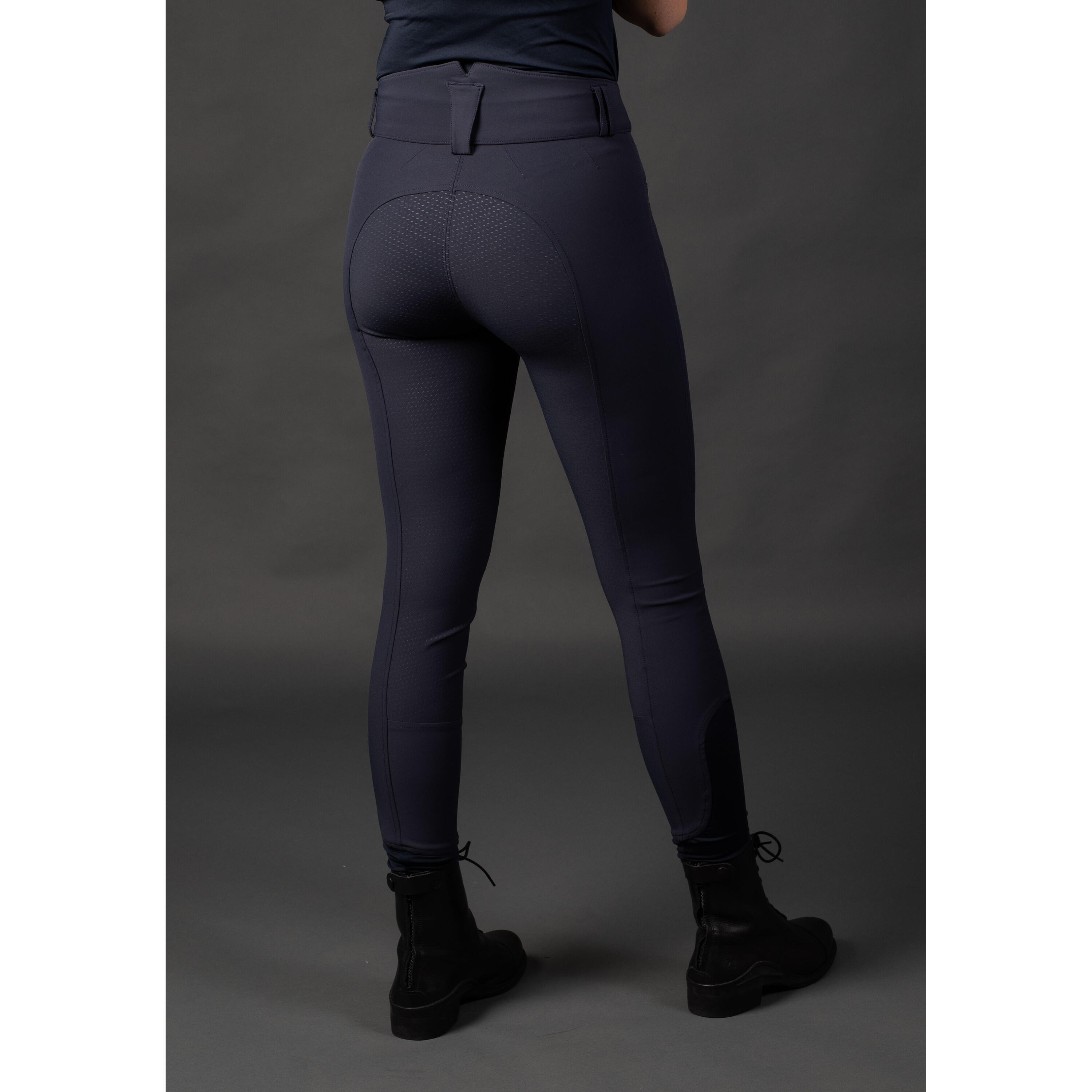 Reithose mit hoher Taille Frau Harry's Horse Full Grip 4/4