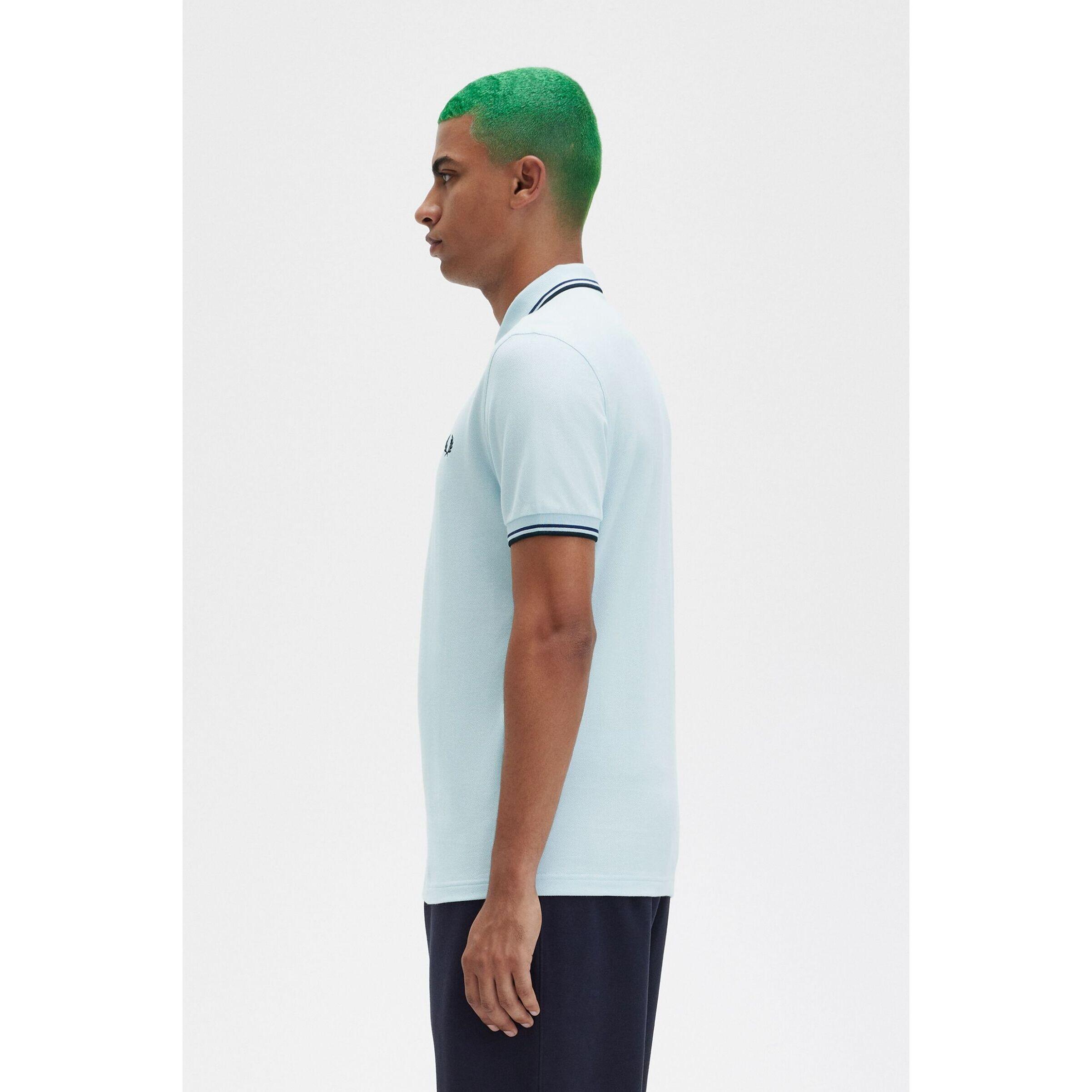 Polo Fred perry de manga curta para homem Marinho 6/7