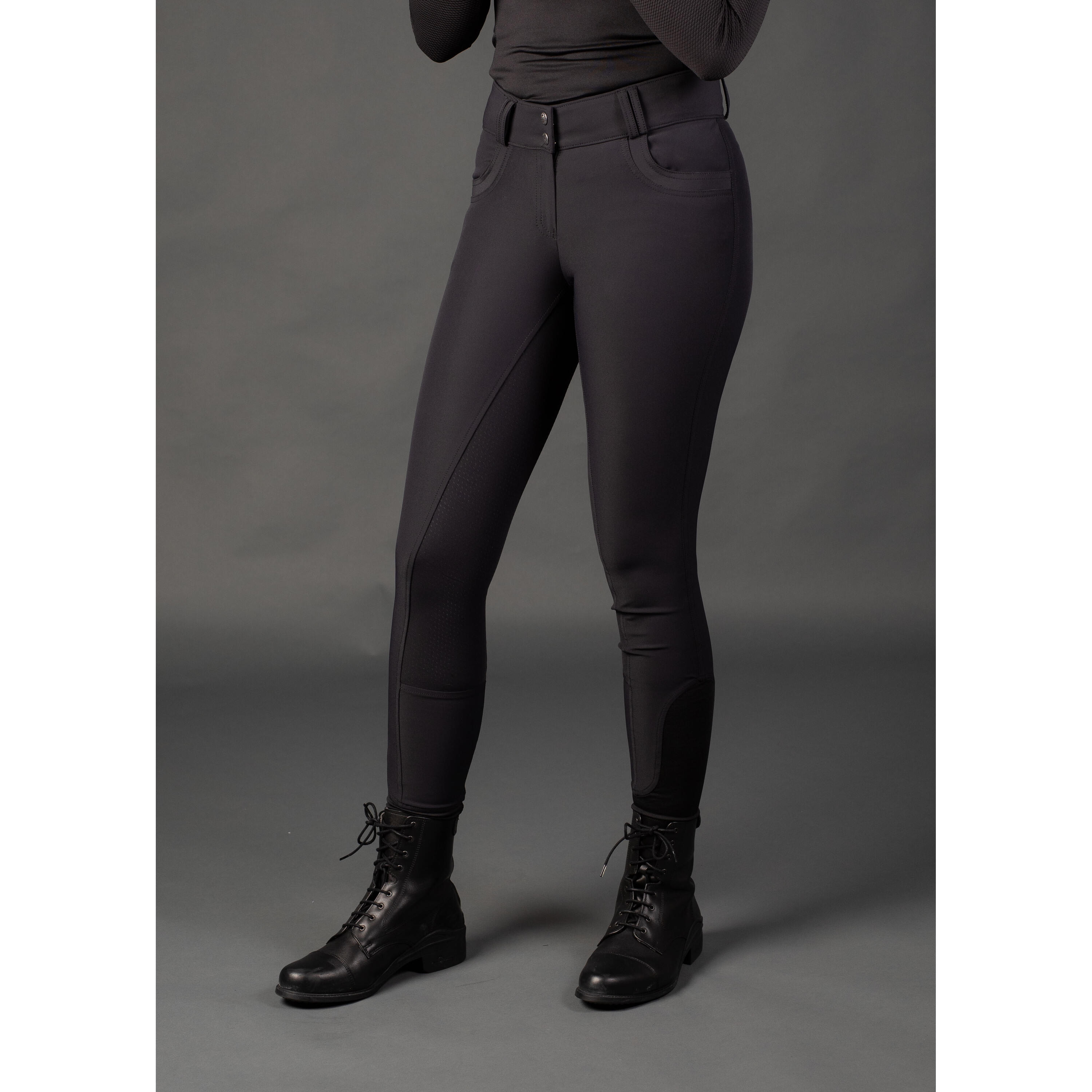 Seconde vie - Pantalon équitation taille haute femme Harry's Horse Full Grip 3/4