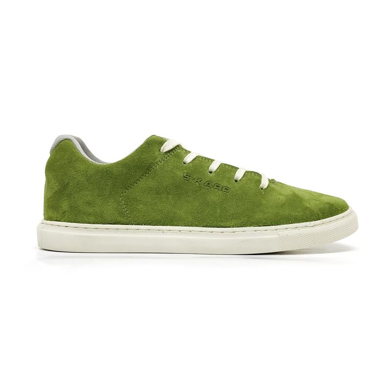 Pantofi sport S-KARP Promenade, green, piele naturala, talpa EPA