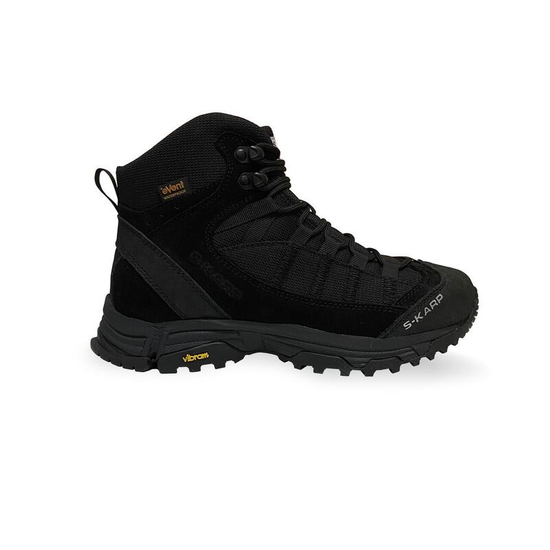 Pantofi hiking S-KARP MFX2 SS, negru, piele naturala, talpa Vibram Exmoor