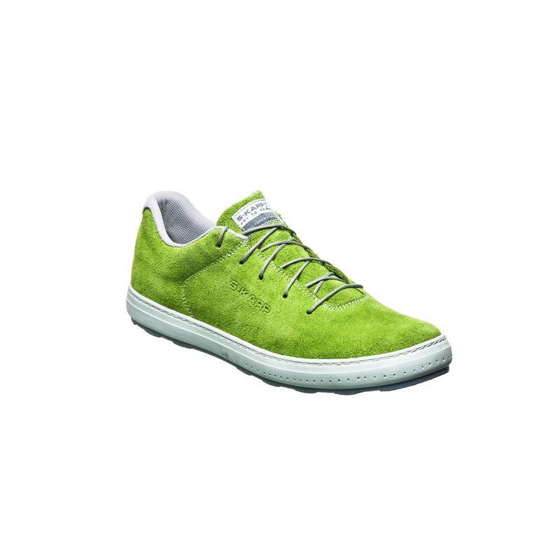 Pantofi sport S-KARP Promenade, verde, piele naturala, talpa EPA