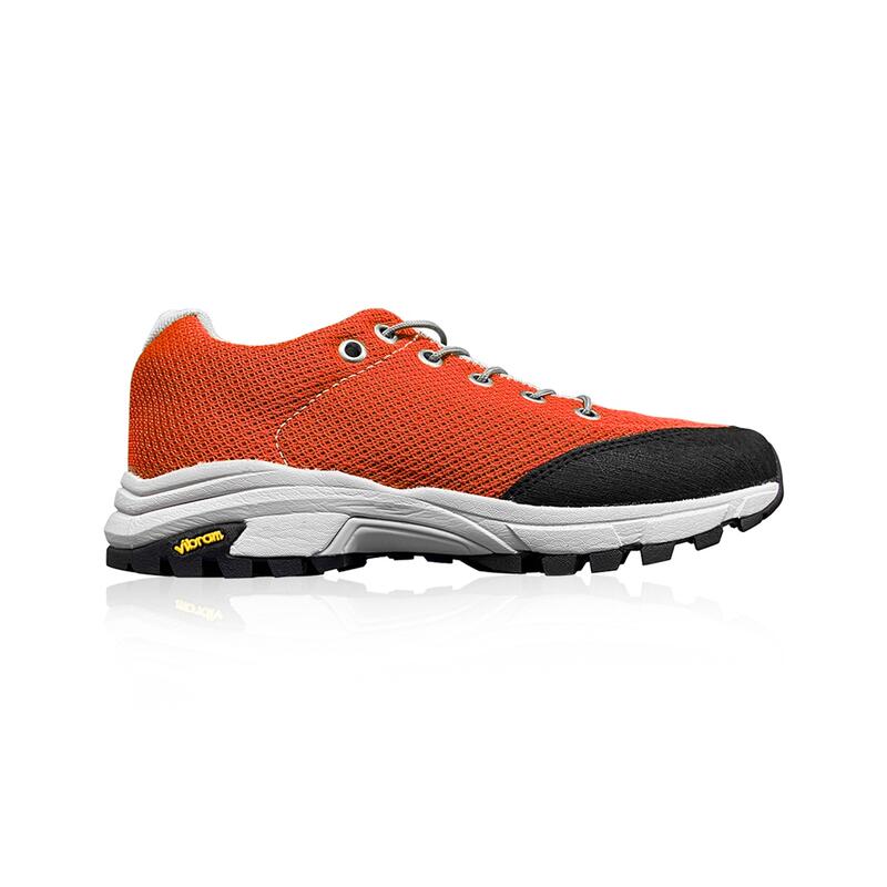 Pantofi trekking S-KARP Feline, red orange, piele tehnica, Vibram Fell Running