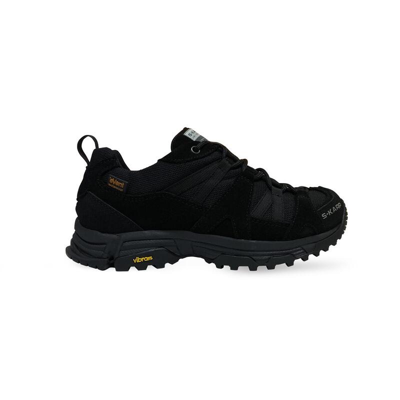 Pantofi hiking MFX1 SS, negru, piele naturala box/crosta, Vibram Fell Running