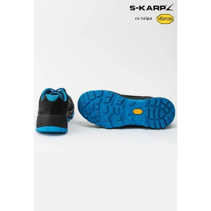 Pantofi sport S-Karp Daily RS, negru/albastru, Vibram RollinGait System