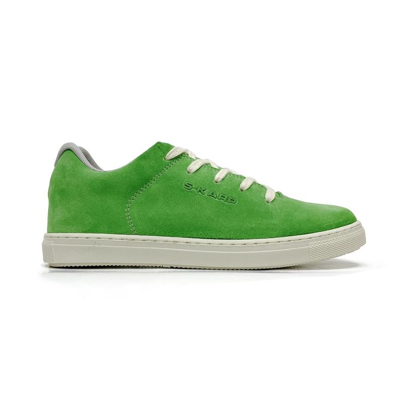 Pantofi sport S-KARP Promenade, verde mar, piele naturala, talpa EPA