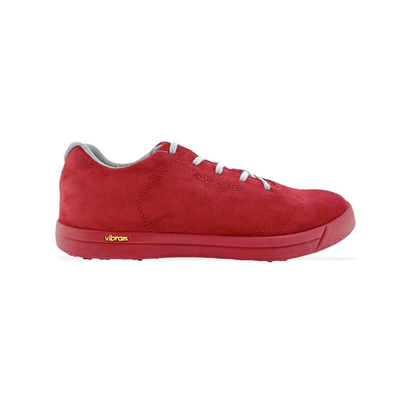 Pantofi sport S-KARP Sneaker, rosu, piele naturala, talpa Vibram