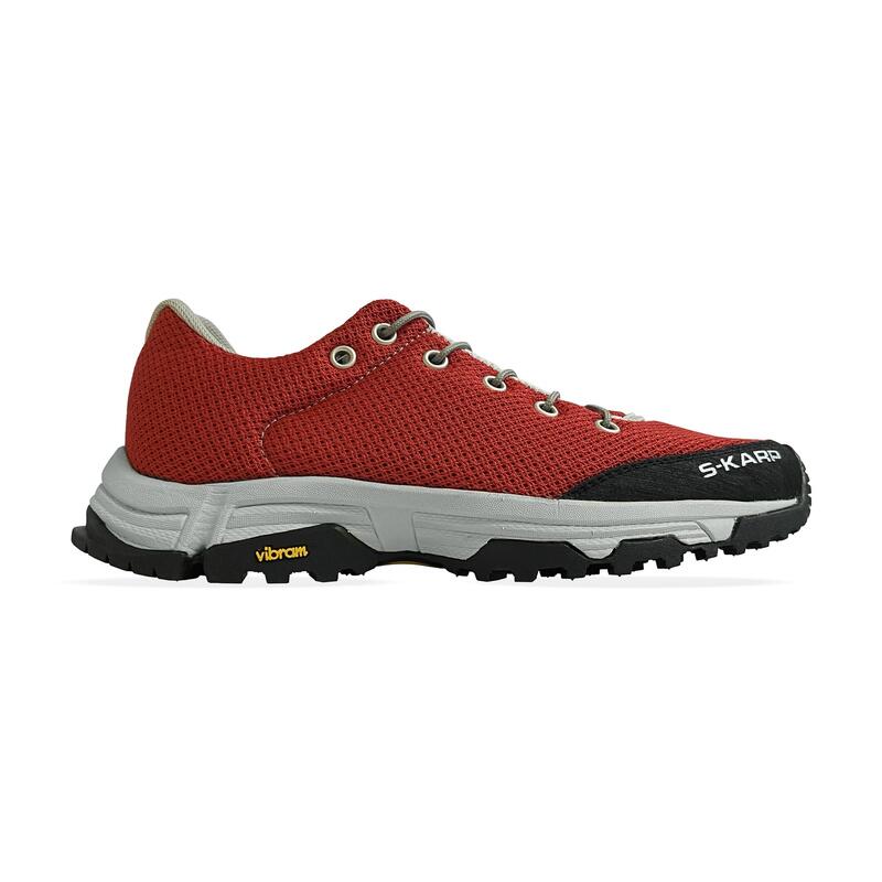 Pantofi trekking S-KARP Feline, fiery red, piele tehnica, talpa Vibram Exmoor