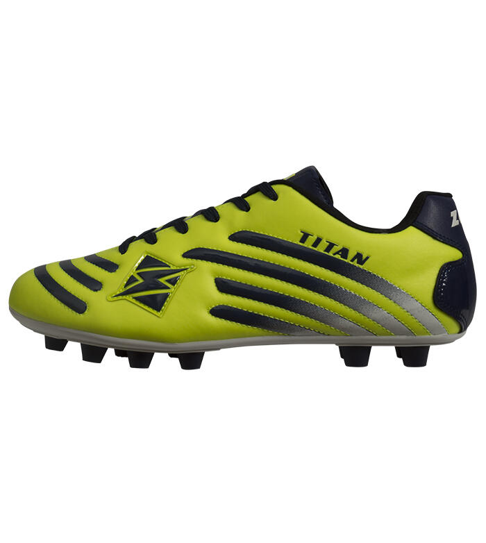 Zeus Calcio Scarpa Titan Pu UNISEX COLORE GIALLO FLUO Fluo yellow 2/3