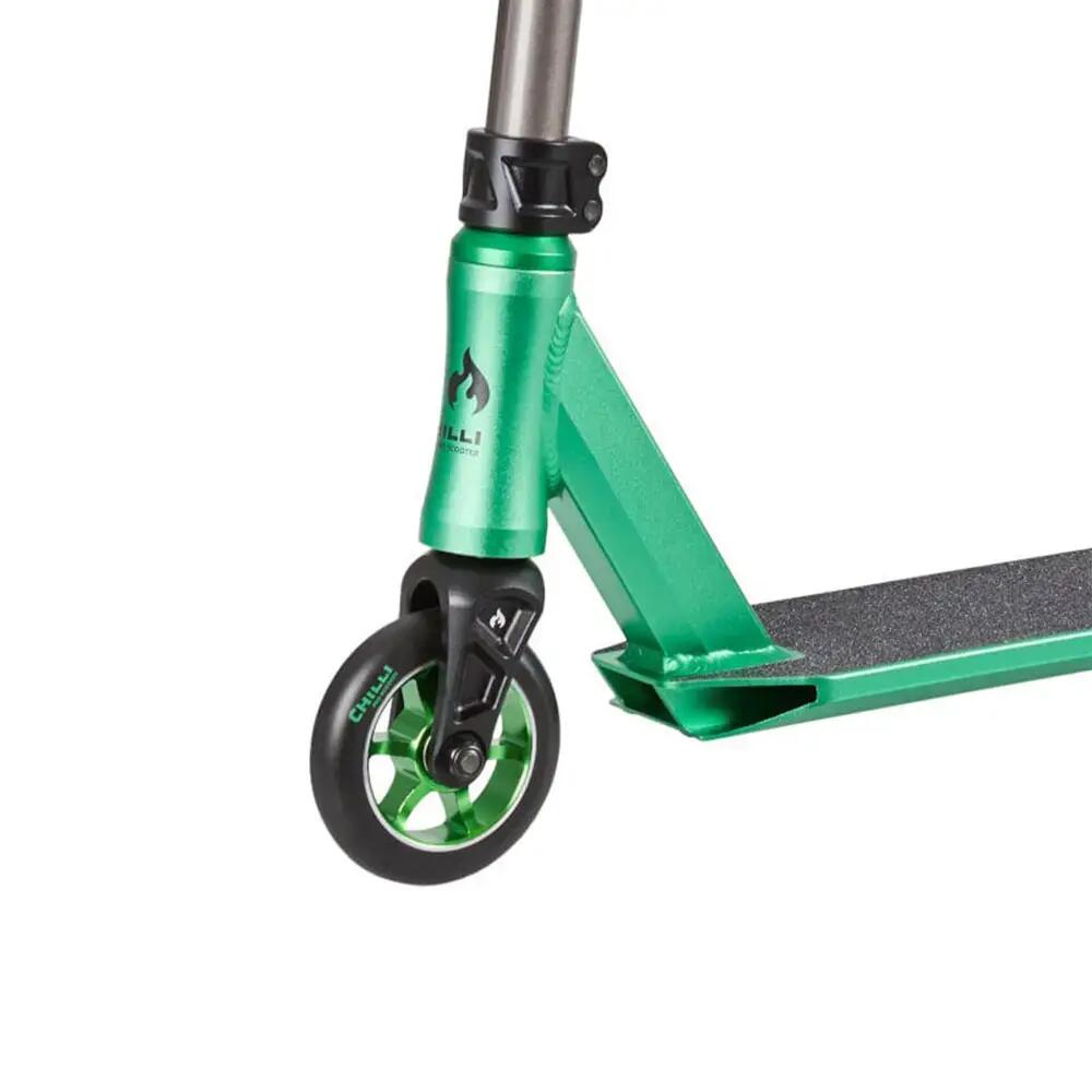 Chilli Pro Scooter 3000 "Shredder" Universel Trottinette Stunt Vert, Gris 3/7
