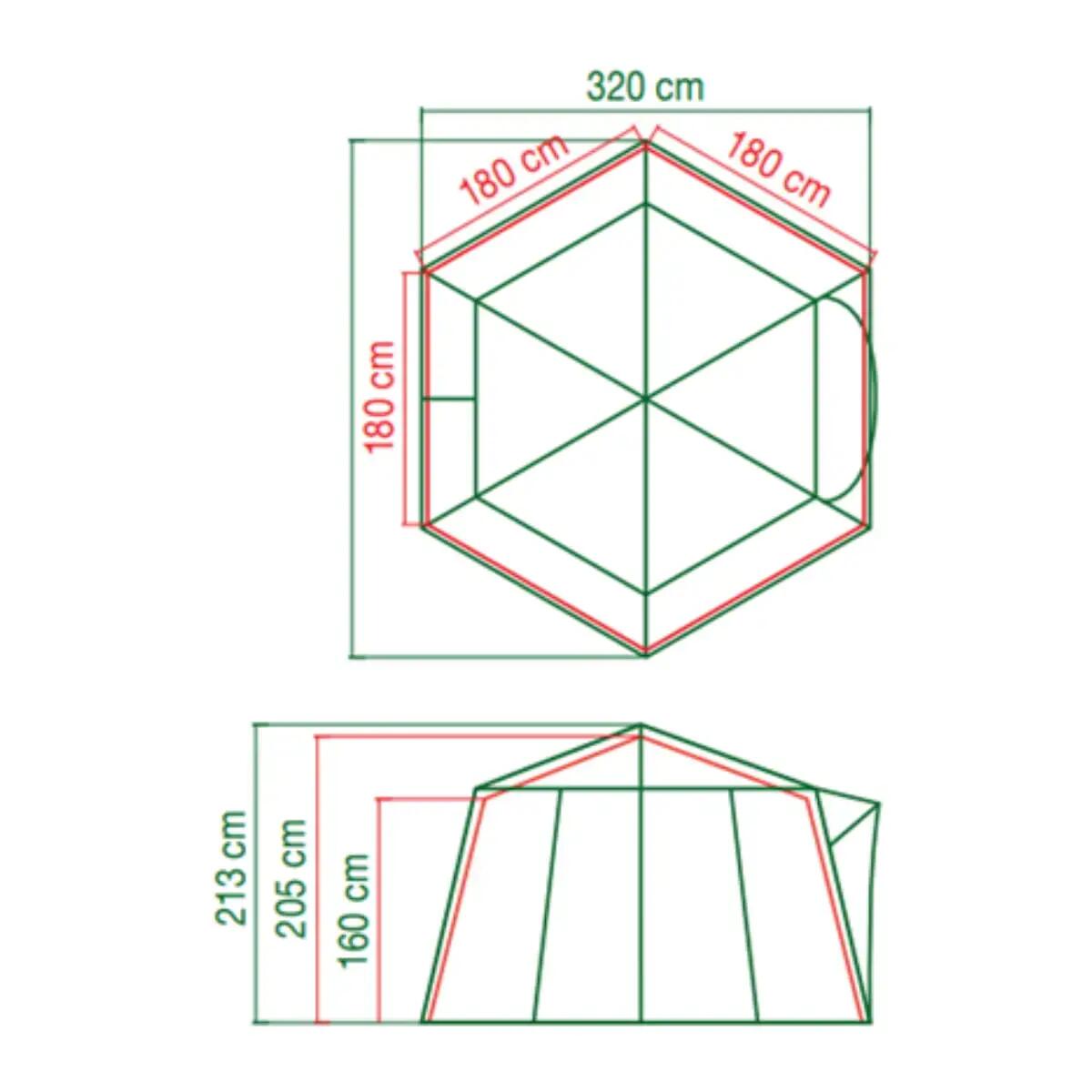 Tente Coleman Polygon 6 7/7