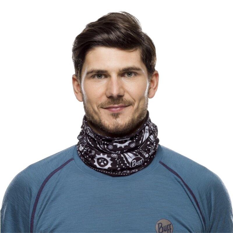 Uniszex nyakmelegítők, Buff Original Ecostretch Tube Scarf, fekete