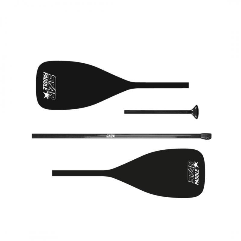 Pagaie SUP/KAYAK STAR PADDLE 4 sections Fiber 2in1 Ajustable 165 à 215 cm 900g