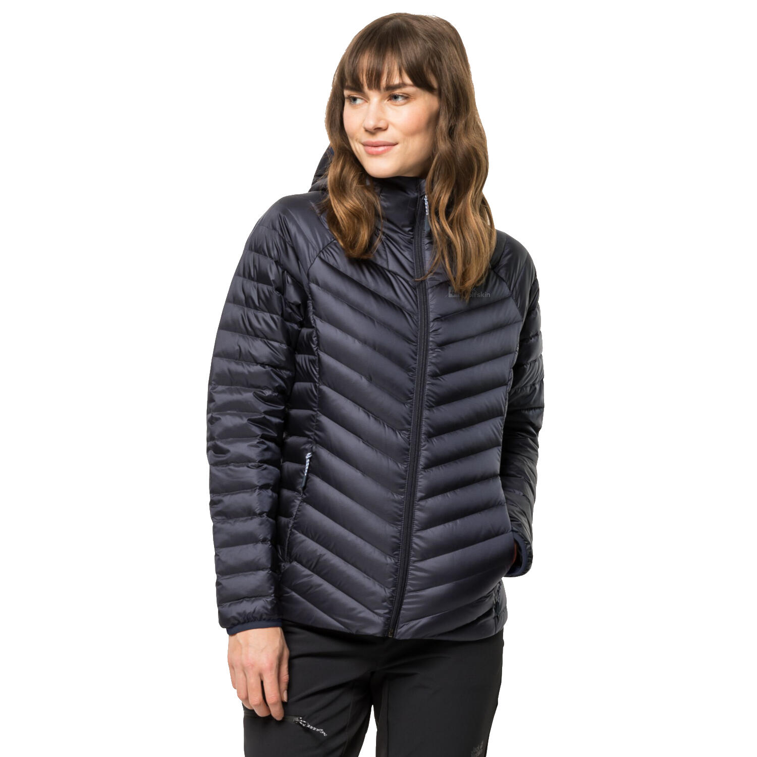 Veste universel femmes Jack Wolfskin Passamani Down Hoody 2/5