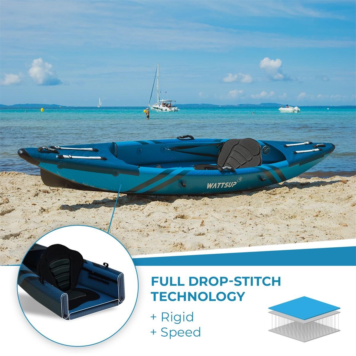 Kayak gonflable TORPEDO 1P HP - 365cm/12'x72cm/28' - DropStitch MAX 180 kg 3/7